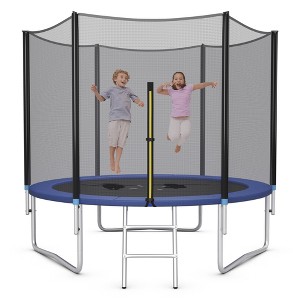 Costway 8/10/12/14/15/16 FT Outdoor Trampoline Bounce Combo W/Safety Closure Net Ladder - 1 of 4