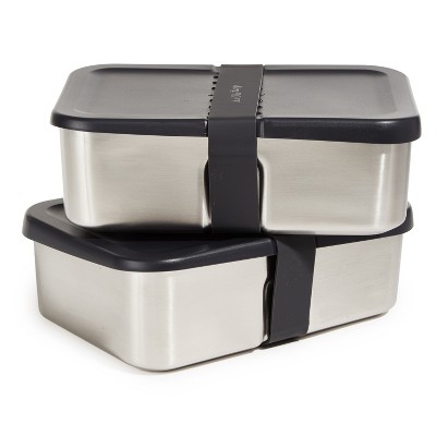 BergHOFF Essentials 3Pc 18/10 Stainless Steel Lunch Box 8.25