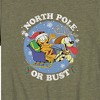 Boys' - Garfield - North Pole Or Bust Short Sleeve Graphic T-Shirt - 2 of 4