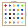 Amanti Art Circle Five Multicolor by Karl Langdon Canvas Wall Art Print Framed 22 x 22-in. - 4 of 4
