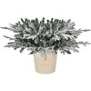 Karl Home Snow Flocked Pre-lit Artificial Christmas Tree with Metal Pot Stand - 4 of 4
