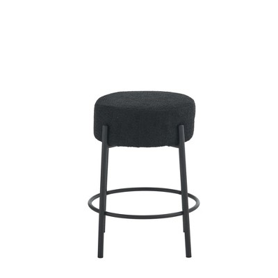 NicBex Height Adjustable Bar Stools Set of 2 Modern Rattan Swivel Counter Stools with Back and Footrest for Pub, Dining Room