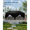 Garvee 10x20 FT Pop Up Canopy with 6 Removable Sidewalls, Heavy Duty Outdoor Canopy Tent 3 Adjustable Height Gazebo for Parties, Garden - 3 of 4