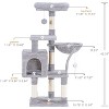 Heybly Cat Tree with Toy, Cat Tower condo for Indoor Cats - 3 of 3