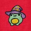 Dalix Sorcerer Frog Embroidered Cotton Relaxed Short Sleeve Tee T Shirt Womens - 4 of 4