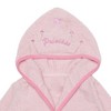 Everyday Kids Hooded Bath Robe for Girls – 3D Pink Princess with Crown, Soft Terry Cloth, Absorbent Toddler Robe, Baby Bath Essential - 3 of 4