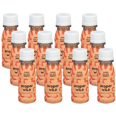 Proper Wild Peach Mango Energy Shot - Case of 12/2.5 fz
