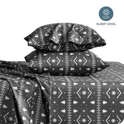 Queen Winter Alpine Microfiber Deep Pocket Sheet Set