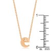 Slickblue Stylish Custom Initial Necklace for Women, 18" Link Chain+2" Ext., Rose Gold/Gold/Silver Options, b-z Options - 3 of 3