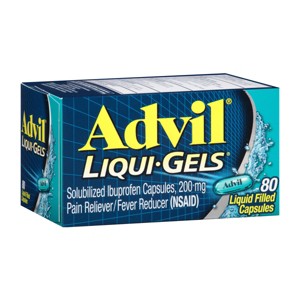 Advil Liqui-Gels Pain Reliever/Fever Reducer Liquid Filled Capsules - Ibuprofen (NSAID) - 1 of 4