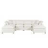 Modern Large U-Shape Sectional Sofa, 2 Large Chaise with Removable Ottomans for Living Room - image 3 of 4