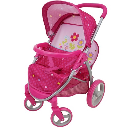 Garden Twin Doll Stroller W/ Front Swivel Wheels : Target