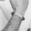 Black Bow Jewelry 11mm Stainless Steel & Black Plated Curb Link I.D. Bracelet, 8.5 Inch - 4 of 4