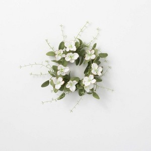 Sullivans Artificial Dogwood Wreath - 1 of 3