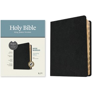 KJV Wide Margin Bible, Filament Enabled (Genuine Leather, Black ...