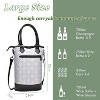 Tirrinia Wine Gift Bag - Travel Padded 2 Bottle Wine Carriers, Cooler Bag with Handle and Adjustable Shoulder Strap, Valentine’s Day Gift Idea - 4 of 4