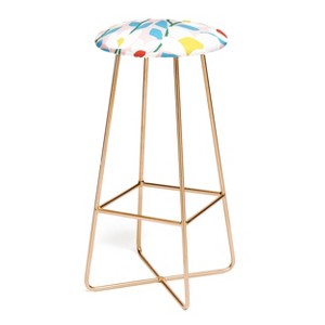 Maritza Lisa White Springs Florals Barstool - Deny Designs - 1 of 2