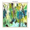 Amanti Art Turquoise Forest by Elan Studios Wood Framed Wall Art Print - 3 of 4