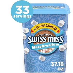 Swiss Miss Marshmallow Hot Cocoa Mix Canister - 37.18oz - 1 of 4