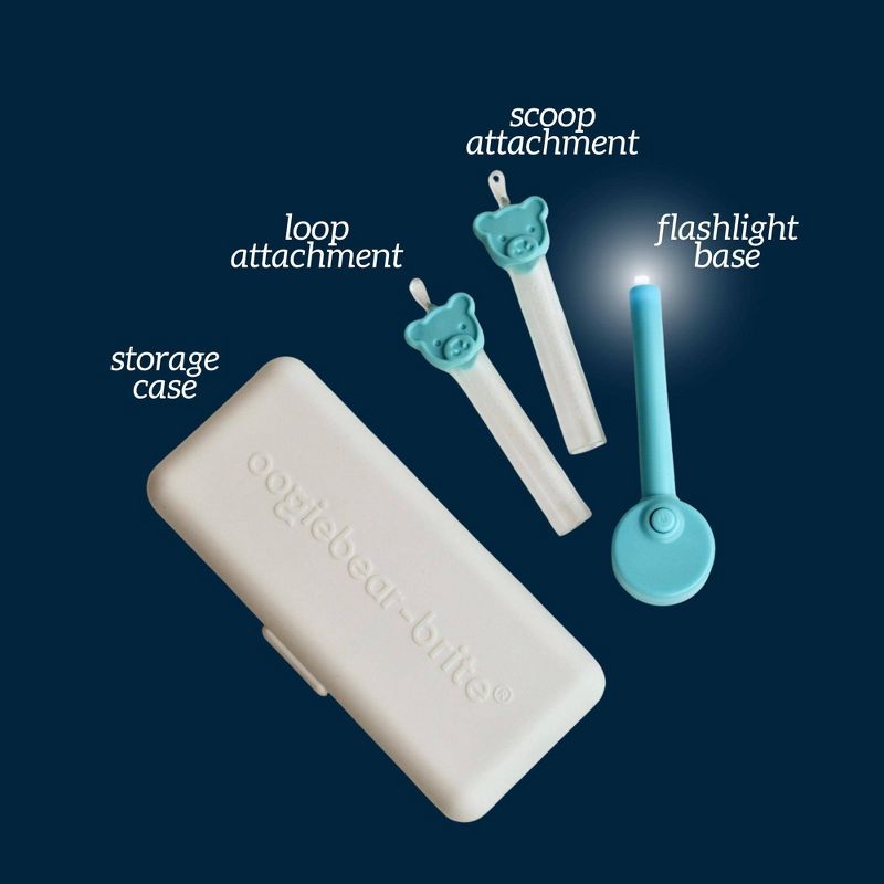 oogiebear Dual Nasal Booger and Ear Wax Remover with LED Light for Newborns, Infants and Toddlers - Aspirator Alternative - 2pk, 6 of 14