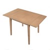 NicBex Dining Table for 4 Kitchen Table Rectangular Extendable Dining Table Folding Table with Rubberwood Legs for Dining Room - 3 of 4