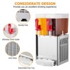 5.2 Gal/20L Commercial Beverage Dispenser, 10LX2 Tank Juice Dispenser Cold Drink Dispensers, Fruit Juice Beverage Machine with Thermostat Controller - 3 of 4
