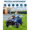 12V Ride on Truck Car with Remote Control, Battery Powered Electric Car with Music, Spring Suspension, 3 Speeds, Gift for Boys Girls - 2 of 4