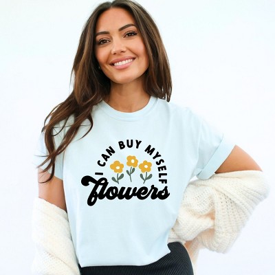 Simply Sage Market I Can Buy Myself Flowers Garment Dyed Tee
