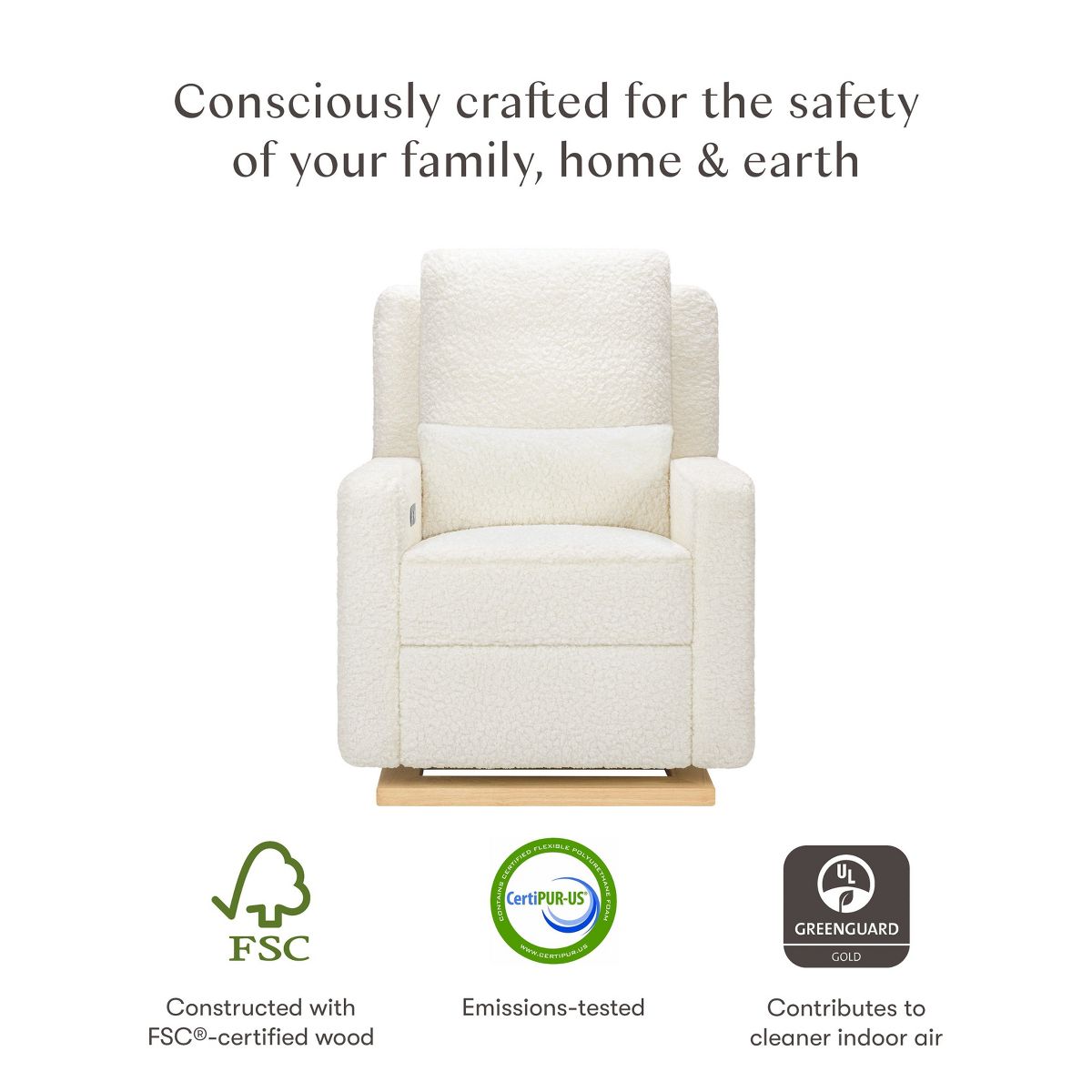 Babyletto Sigi Electronic Recliner and Glider with USB Port - thumbnail 6