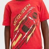 Toddler Boys' Disney Steve McQueen Short Sleeve Graphic T-Shirt - Red - 2 of 3