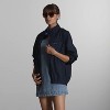 Women's Oversized Windbreaker Packable Jacket - 2 of 4