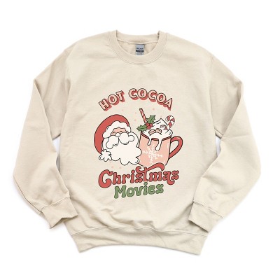 Simply Sage Market Retro Hot Cocoa Christmas Movies Sweatshirt