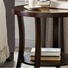Anybear Contemporary Oval Shelf End Table - 3 of 4