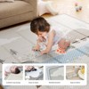 Fodoss Baby Playpen with Mat ，47 x 47 In Playpen for Babies and Toddlers, Indoor & Outdoor Activity Center, Safety Baby Fence - 4 of 4