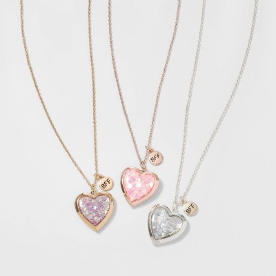 little girl best friend necklaces