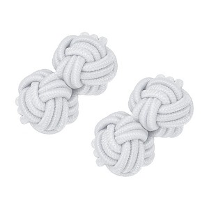 Unique Bargains Elastic Fabric Silk Knot Cufflinks for Men - 1 of 4