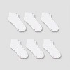 Hanes Performance Women's Cushioned 6pk Ankle Athletic Socks White 5-9 :  Target