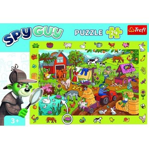 Trefl Spy Guy Family Farm Kids Puzzle- 100pc - 1 of 4