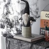 NAYSAYE Party Decoration and Accessories Fabric Gnome Figurine with Wings for Halloween Decor, Black and White, 10"*3"*15.5" - 3 of 4