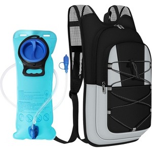 Hydration Backpack Vest, Lightweight Hands-Free Hydration Pack with Water Bladder for Running, Cycling - 1 of 4