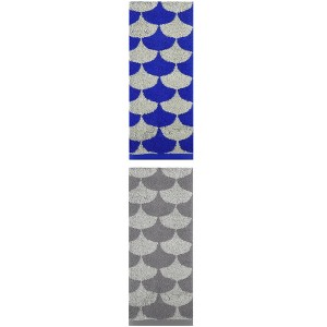 REGALWOVEN 2 Pack Geometric Pattern Cotton Hand Towels for Bathroom, Kitchen, Home Decor 13" x 29" - 1 of 4