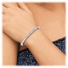 Hollywood Sensation Amelia Cubic Zirconia Single Row Tennis Bracelet 7 Inches Gold - 2 of 4