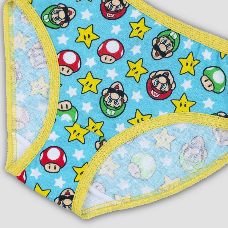 Girls' Mario 7pk Underwear, 4 of 5