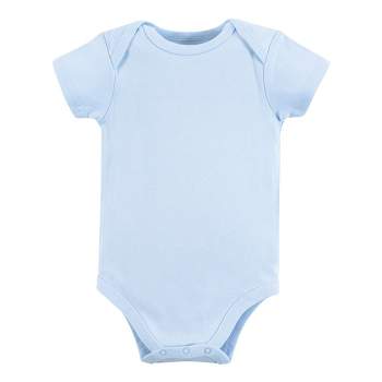 Luvable Friends Baby Boy Cotton Bodysuits 1pk, Blue