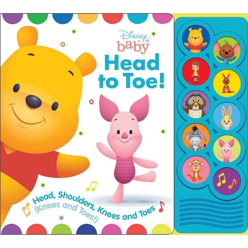 Disney Baby Winnie the Pooh - Head to Toe! Listen and Learn 10-Button Sound  Board Book