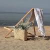 Linum Home Textiles 2pc Diamond Pestemal Beach Towel Beige : Microfiber, Machine Washable, Non-Slip Backing - 3 of 4