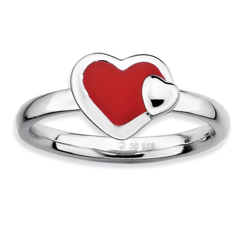 Red Hearts Ring cheapest Size 9