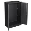 TopComfy Decorative Storage Cabinets Storage Cabinet Folding Filing Storage Cabinet Folding Storage Locker Cabinet for Home, Black, 5"*29.92"*45.27" - 3 of 4