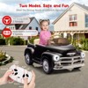 12V Kids Ride On Car, Battery Powered Electric Vehicle With Remote Control, Spring Suspension, Led Light and Music for Toddler Boys Girls 3-8 - 4 of 4