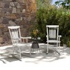 Outsunny Outdoor Wood Rocking Chair, 350 lbs. Porch Rocker with High Back for Garden, Patio, Balcony - 3 of 4